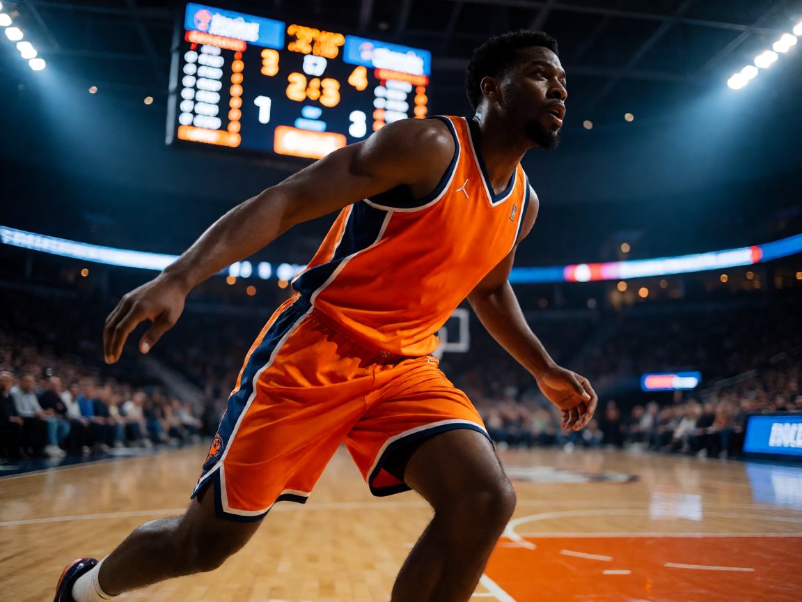 手机端篮球比分应用界面，展示移动端便捷查询体验